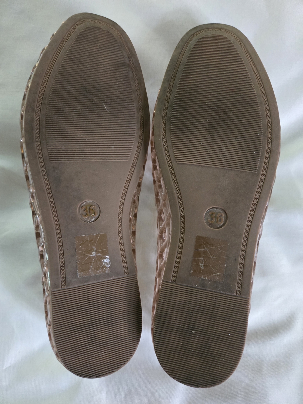Lattice Jelly Flats - Women's Slip-On - Picture 2 of 2
